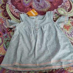 Toddler off shoulder blouse
